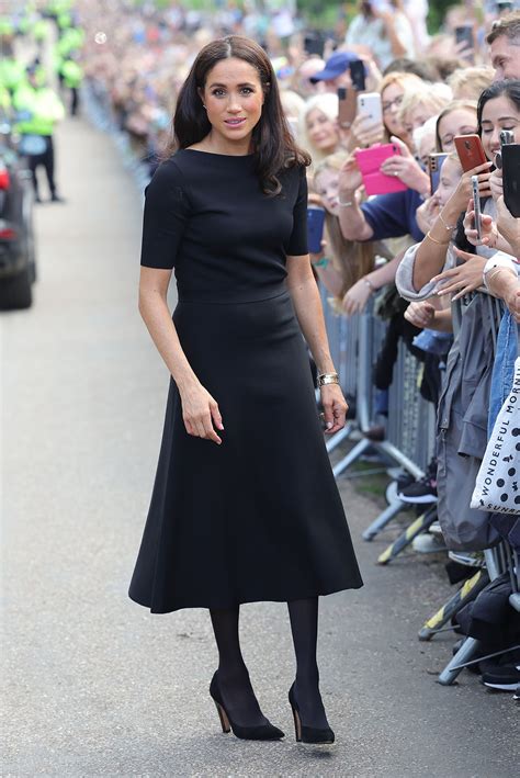 meghan markle black dress dior|meghan markle outfits 2022.